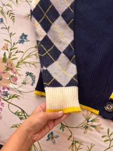 Korean Pinteresty woollen Cardigan