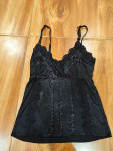 Black Lace Gothic Camisole Top