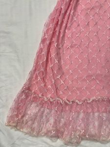 Vintage Pink Lace Nightgown