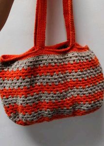 Chic Crochet Tote Bag