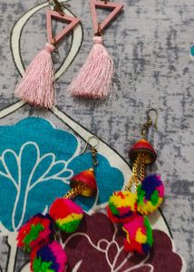 Funky Tassel Drop Earrings
