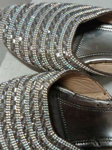 Embellished Wedge Heels