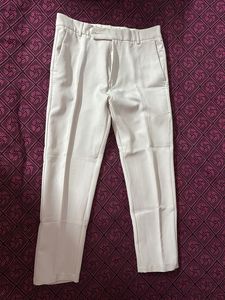 Men's Classic White Trousers