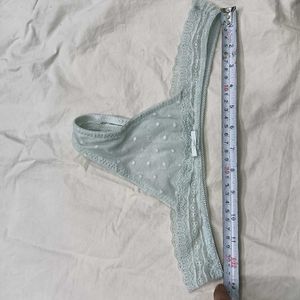 Light Blue🅾️🅾️ Lace Trim Panty