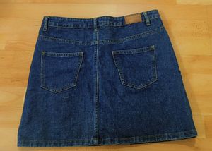Denim A-Line MiniDenim Skirt