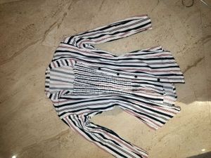 Striped Button-Down Top