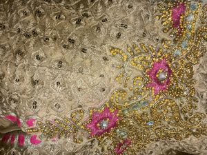 Party Wear Golden 3 piece suit