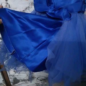 Sparkling🅰️ Blue Tulle Party Dress