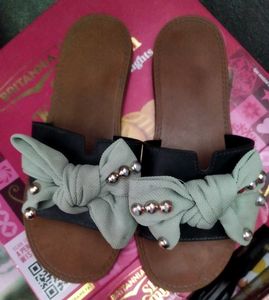 Cute Bow Slippers