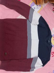 Men Woolen Sweater Large