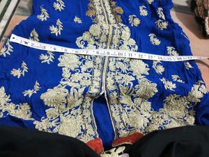 navy blue kurti with duppatta and plazo