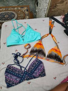 3 Bikini Tops Bundle