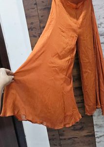 Vibrant Orange Ethnic Kurta Set