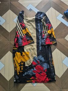 Vibrant Floral Print Kurta