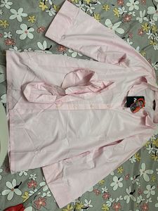 Chic Pink Shirt Dress