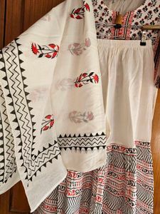 Full Cotton Sharara Set