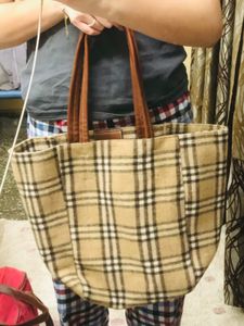 SALE‼️Y2k Classic Plaid Tote Bag