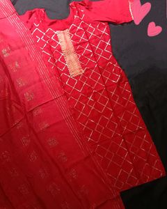 Amazing Red Suit With Duppata For Women's ❤🥳