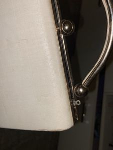 Vintage Cream Clutch Bag