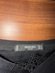 Elegant Black Satin Slip Dress