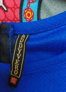 Royal Blue Asymmetrical Dress