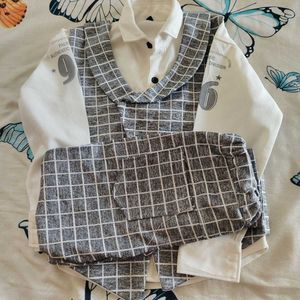 Boys' Dress Shirt &amp; Vest Set