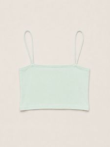 Mint Green Spaghetti Crop Top | Never Worn