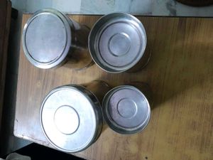 Set of Stainless Steel Containers