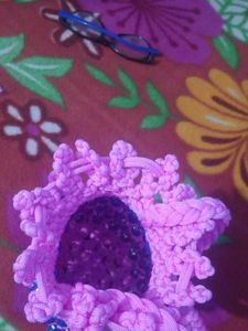 Handmade Beaded Crochet Pouch