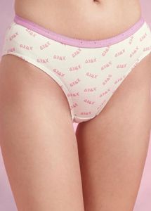 Cute Pink Heart Print Briefs