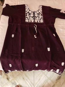Two Kurti Rose Pink and Purple ✨