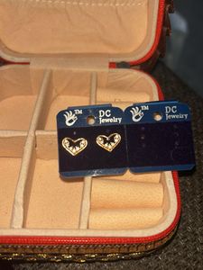 Heart Shape Stud Earrings