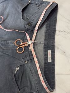 Stylish Dark Grey Denim Jeans