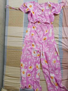 Floral Print Jumpsuit
