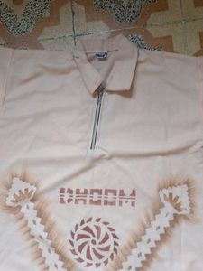 Men's Pink Graphic Print T-Shirt