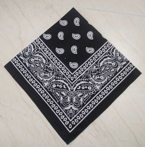 Classic Black Paisley Bandana Scarf