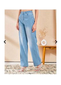 Light Wash Wide Leg Jeans