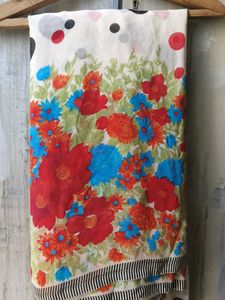 Vintage Saree With Polka Dot