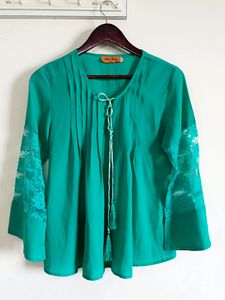 Sea Green Top