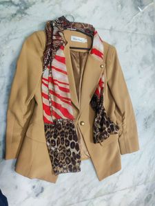 tan colour formal/ casual blazer
