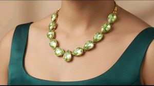Green Gemstone Necklace