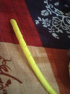 Yellow Spiral Cable Management Wrap