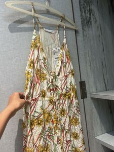 Zara Floral Print Mini jumpsuit