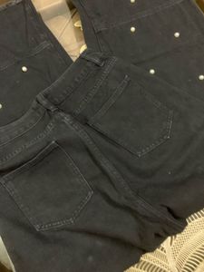 *Huge Offer* Savana Beaded Black Jeans