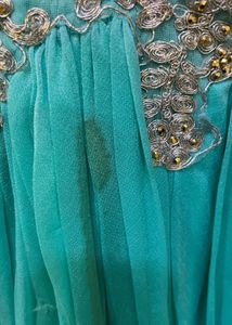 Gown with duppata.Defect on last picture