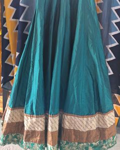 Teal Anarkali Dress