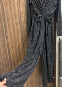 H&amp;M Sparkly Black Jumpsuit