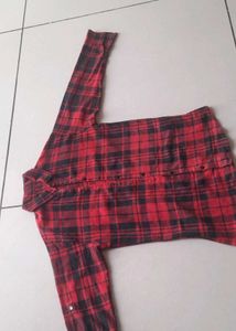 Classic Red &amp; Black Plaid Shirt