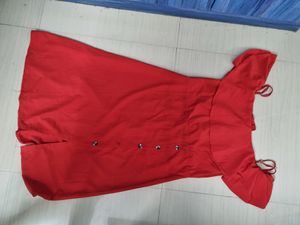 Red Slit Dress
