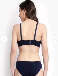 Blue Lace Lingerie Set